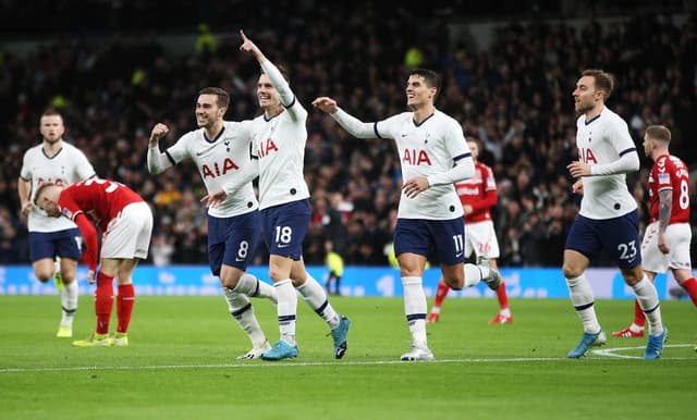 Tottenham x Middlesbrough - Comemoração