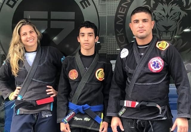 Patrícia Caiado e João Paulo também vão competir o Europeu junto com o professor Patrick Mendes (Foto: Arquivo Pessoal)