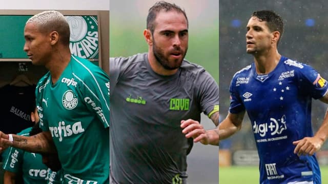 Montagem - Deyverson; Bruno Cesar; Thiago Neves