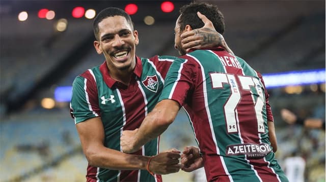 Fluminense x Portuguesa - Nenê e Gilberto