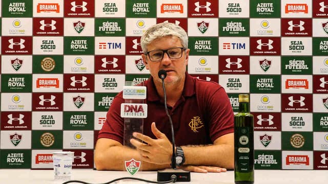 Odair Hellmann, após Fluminense 2 x 0 Portuguesa-RJ, 2ª rodada Taça GB 2020(FOTO: LUCAS MERÇON / FLUMINENSE F.C.)