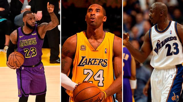 Montagem  Lebron, Kobe, Jordan