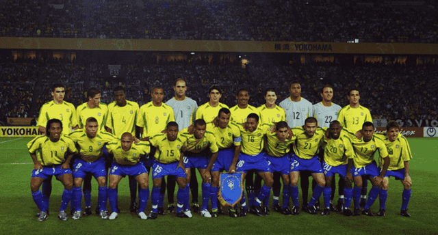 Elenco do pentacampeonato, conquistado em 2002