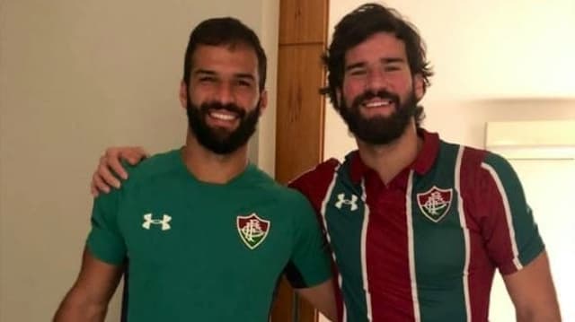 Alisson e Muriel camisa Fluminense