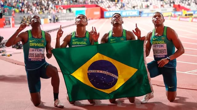 Revezamento 4x100 - Atletismo