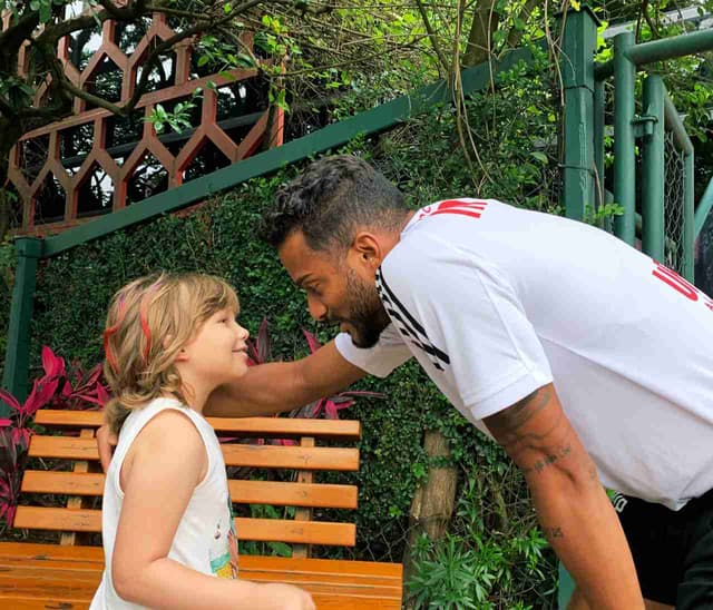 Larissa - treino do São Paulo