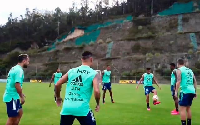 Treino Flamengo - Equador