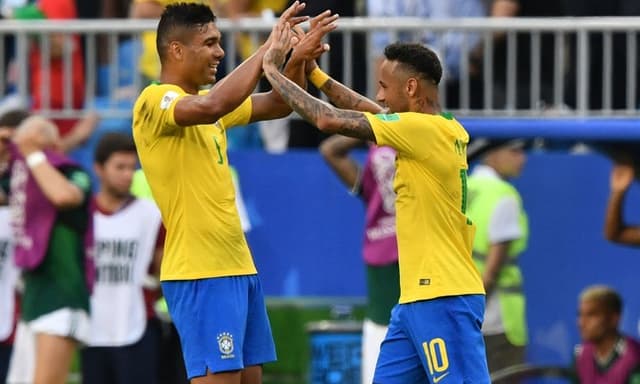 Neymar e Casemiro