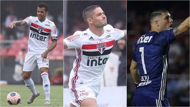 Montagem - Dani Alves, Pato e Volpi