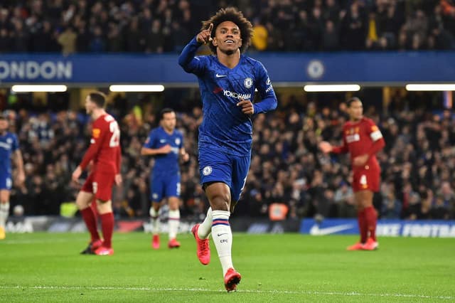 Willian - Chelsea x Liverpool