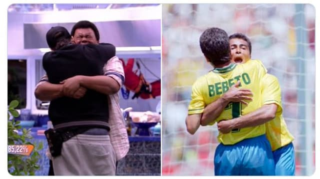 Meme: Babu e Prior x Romário e Bebeto