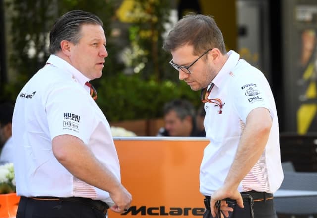 Zak Brown e Andreas Seidl - McLaren