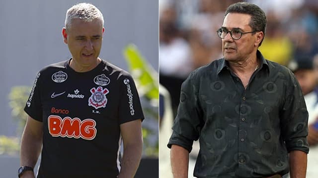 Montagem - Tiago Nunes e Vanderlei Luxemburgo