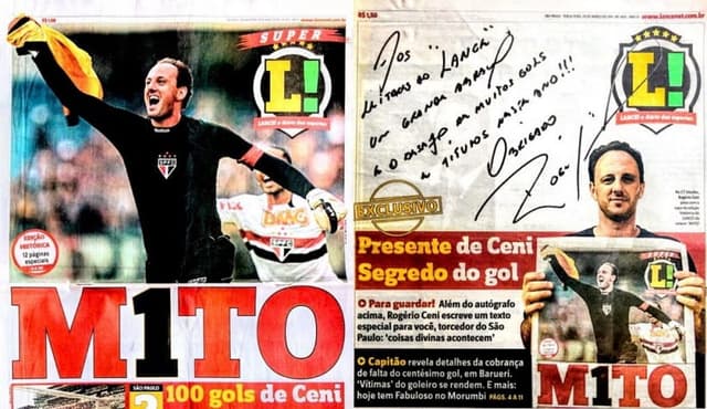 Capas Lance - 100º Gol Rogério Ceni