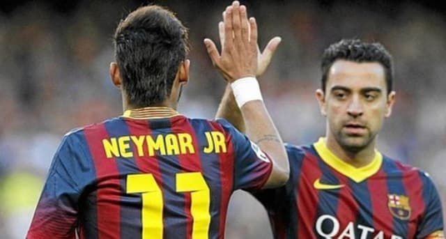 Xavi e Neymar