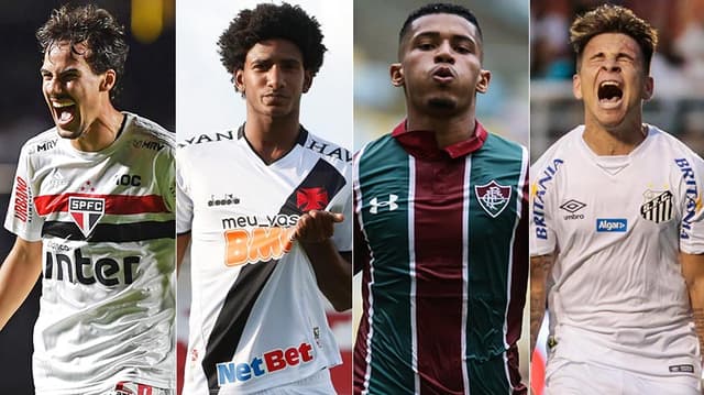 Montagem - Igor Gomes, Talles Magno, Marcos Paulo e Soteldo