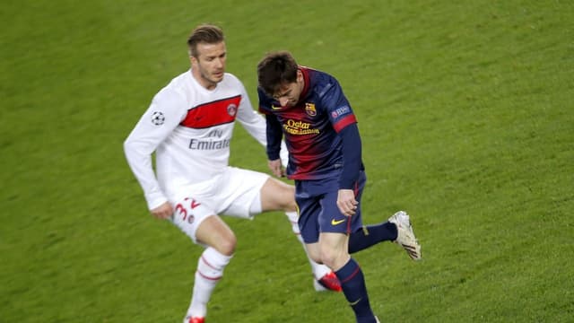 Beckham e Messi