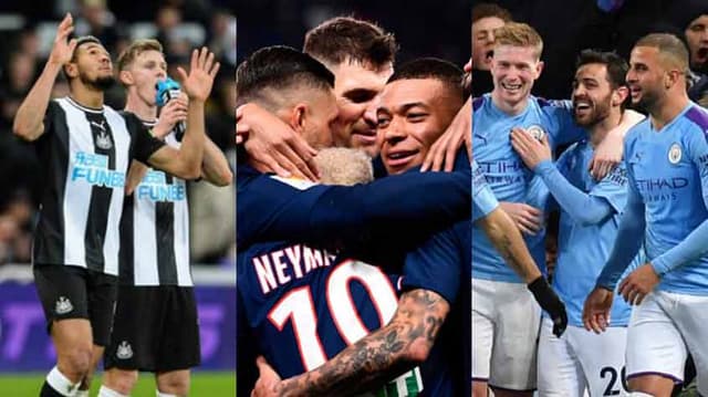 Newcastle; PSG; City