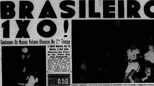 Brasil 1x0 Uruguai - Copa Rio Branco de 1950