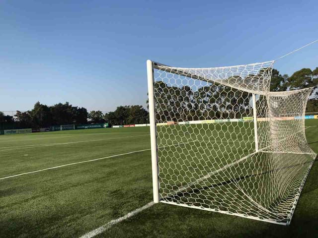 Campo sintético da Academia de Futebol do Palmeiras