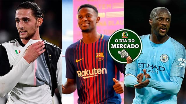 Dia do Mercado - Adrien Rabiot, Yaya Toure e Nelson Semedo