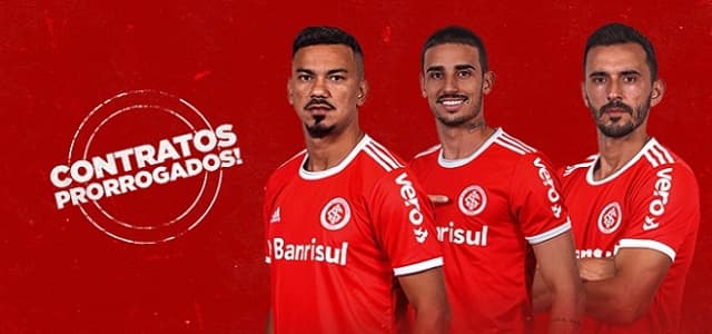 Prorrogação contratual no Inter de Thiago Galhardo, Rodrigo Lindoso e Uendel