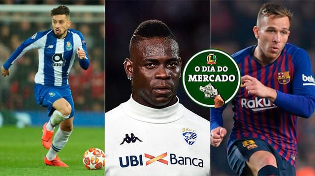 Dia do Mercado - Alex Telles, Balotelli e Arthur