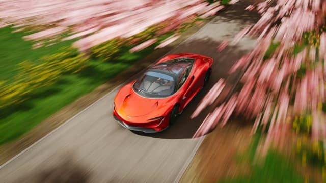 McLaren Speedtail no jogo Forza Horizon 4