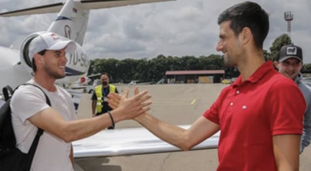 Novak Djokovic e Dominic Thiem