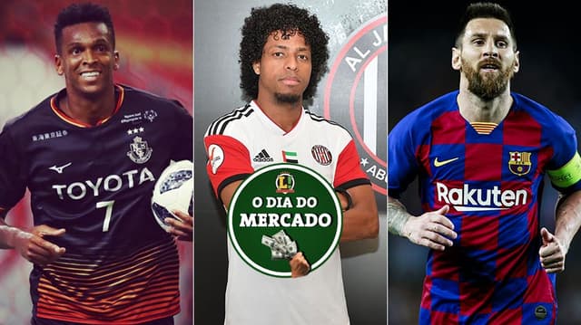 Montagem - Jô, Keno e Messi