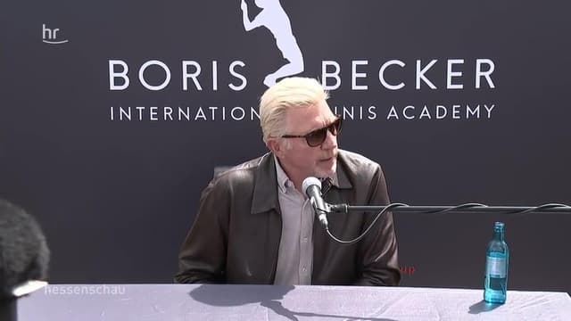 Boris Becker inaugura construção de sua academia de tênis