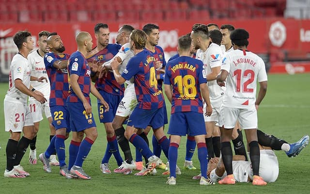 Sevilla x Barcelona