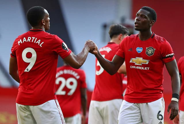 Manchester United - Pogba e Martial