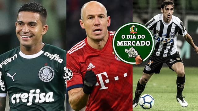 Dia do Mercado - Dudu, Robben e Bryan Ruiz