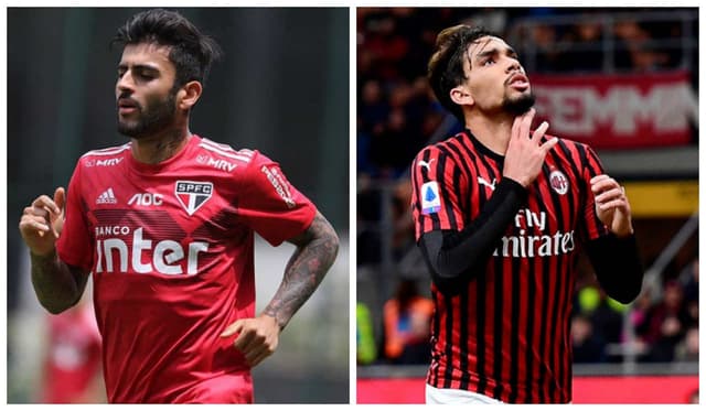 Montagem - Liziero e Lucas Paquetá