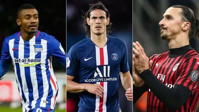 Kalou/Cavani/Ibra