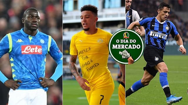 Dia do Mercado - Kalidou Koulibaly, Jadon Sancho e Alexis Sánchez