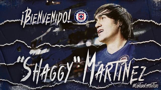 Cruz Azul anuncia Joaquín "Shaggy" Martínez