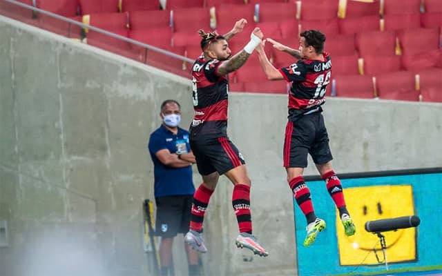 Gabigol e Michel - Fluminense x Flamengo