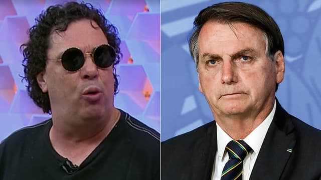 Montagem - Casagrande e Bolsonaro