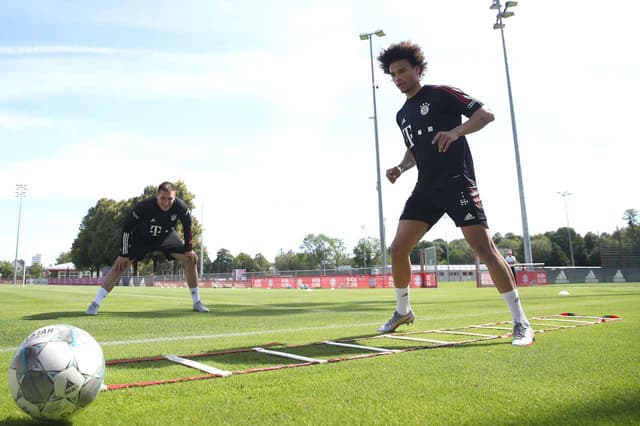 Sané e Süle - Treino - Bayern de Munique