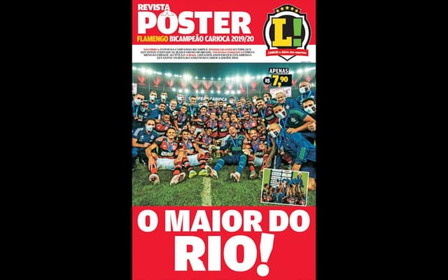 Revista Poster Flamengo Carioca 2020