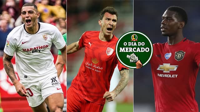 Dia do Mercado - DIego Carlos, Mandzukic e Pogba