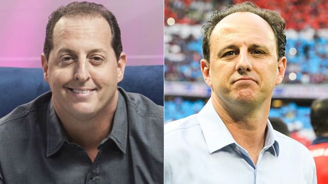 Montagem - Benja e Rogério Ceni