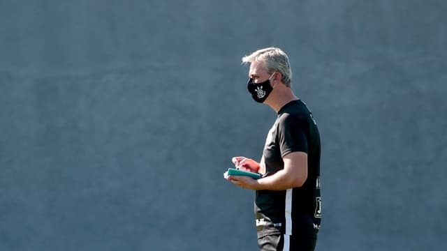 Tiago Nunes - Treino Corinthians