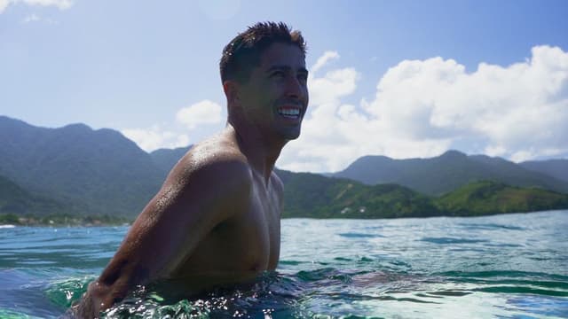 Miguel Pupo em cena do terceiro episódio da 17ª temporada de "Brazilian Storm"