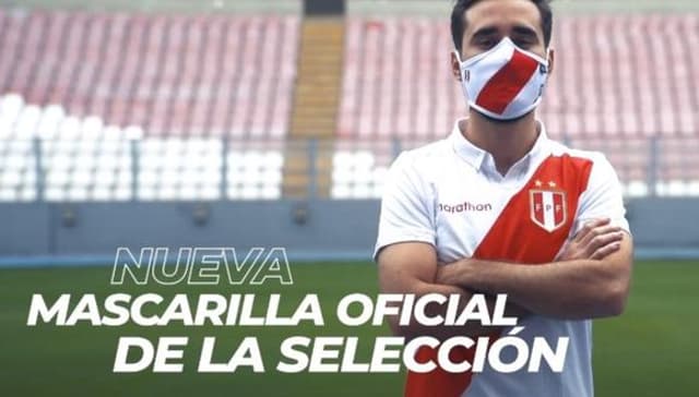 Máscara oficial da seleção peruana