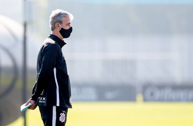 Tiago Nunes - Treino Corinthians