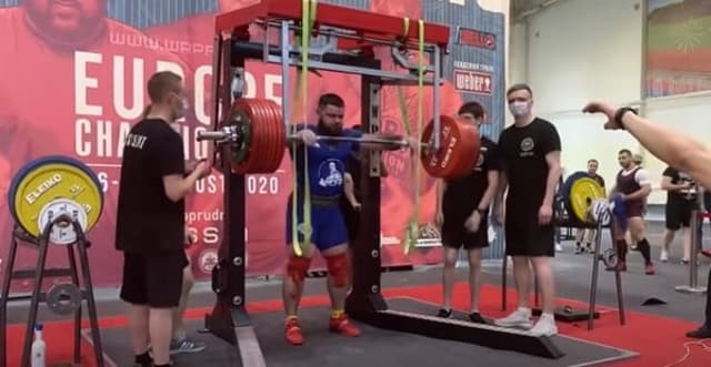 Powerlifting - Acidente com russo