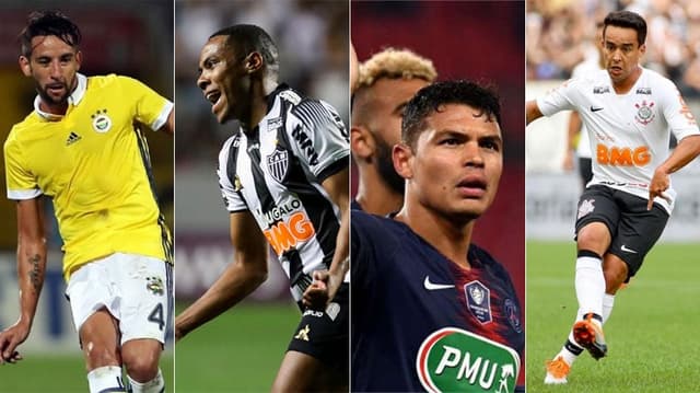 Jogadores Livres - Maurício Isla, Elias, Thiago Silva e Jadson